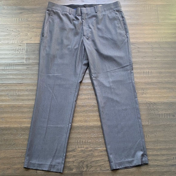 KENNETH COLE REACTION Trouser Mens Sz 36 Charcoal Grey Lightweight Corpcore - Picture 1 of 6